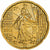 Francja, 20 Euro Cent, BU, 2002, MDP, Nordic gold, AU(55-58), KM:1286