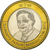Vatican, Token, 1 E, Essai-Trial Benoit XVI, 2007, Bi-Metallic, MS(63)