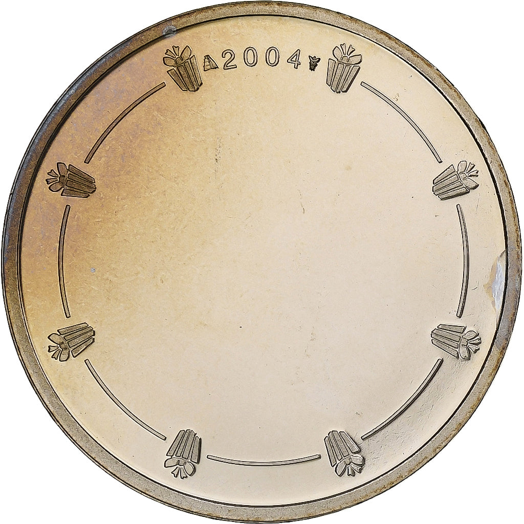 Países Baixos, Mint token, 2004, Cobre-níquel, MS(63)