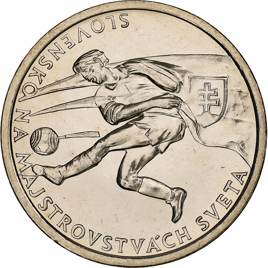 Eslováquia, Mint token, Sport, Football, 2010, Cuproníquel, MS(63)
