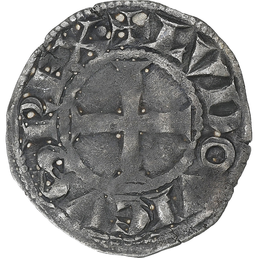 Frankrijk, Louis VIII-IX, Denier Tournois, 1223-1244, Billon, ZF, Duplessy:187
