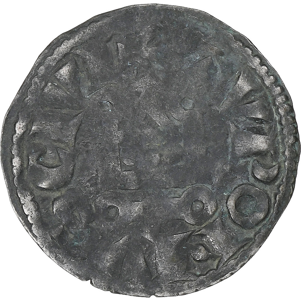 Francia, Louis VIII-IX, Denier Tournois, 1223-1244, Biglione, MB+, Duplessy:187