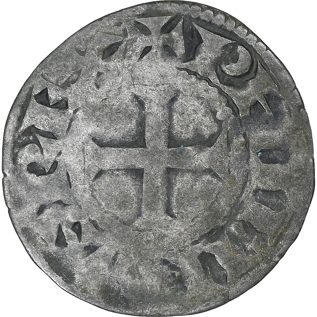 France, Philip II, Denier, 1180-1223, Saint-Martin de Tours, Silver, VF(20-25)