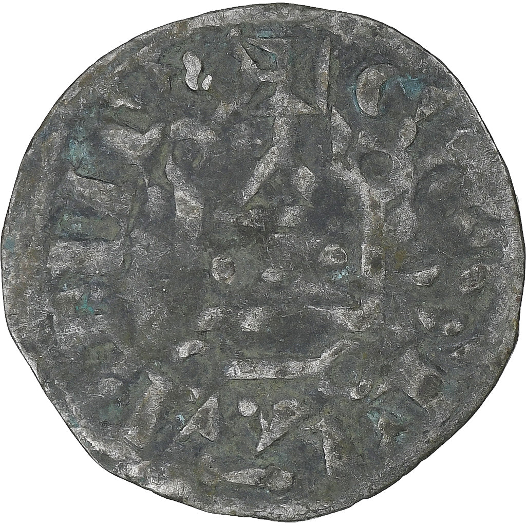 France, Philip II, Denier, 1180-1223, Saint-Martin de Tours, Silver, VF(30-35)