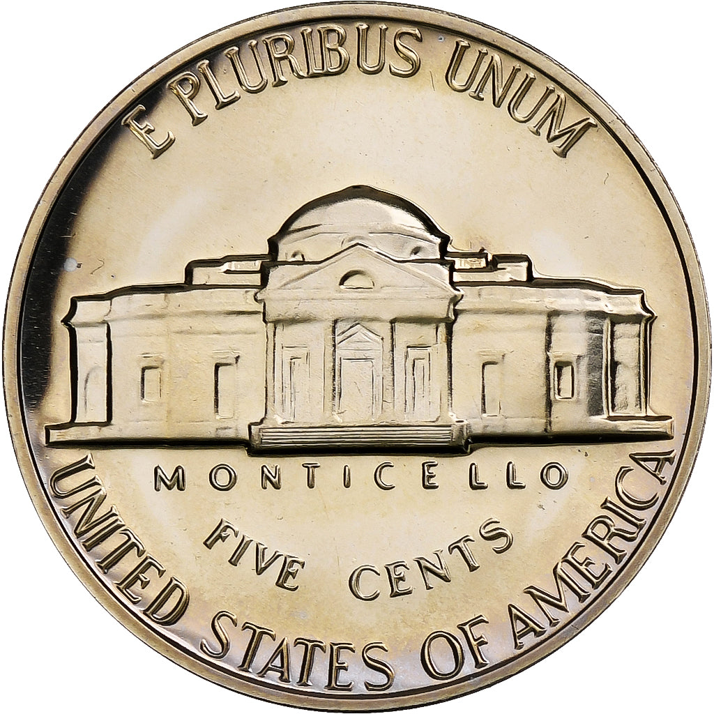 United States, 5 Cents, Thomas Jefferson, 1969, San Francisco, Proof