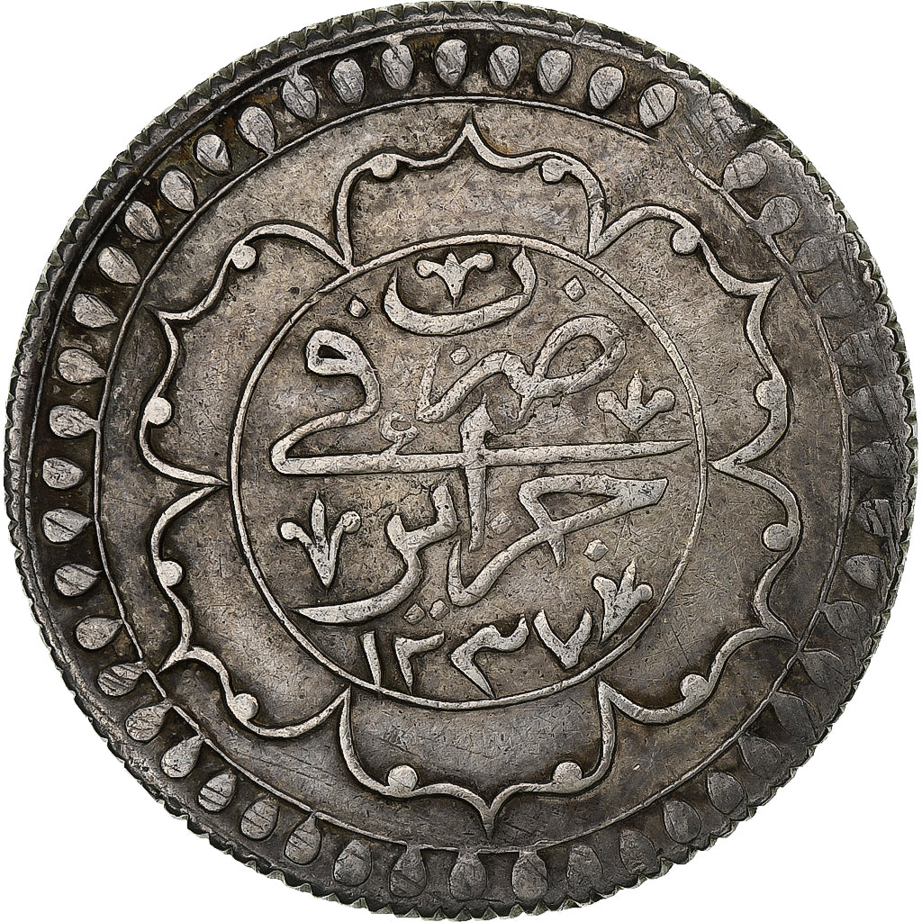 Algeria, Mahmud II, 2 Budju, 1826/AH1241, Silver, AU(50-53)