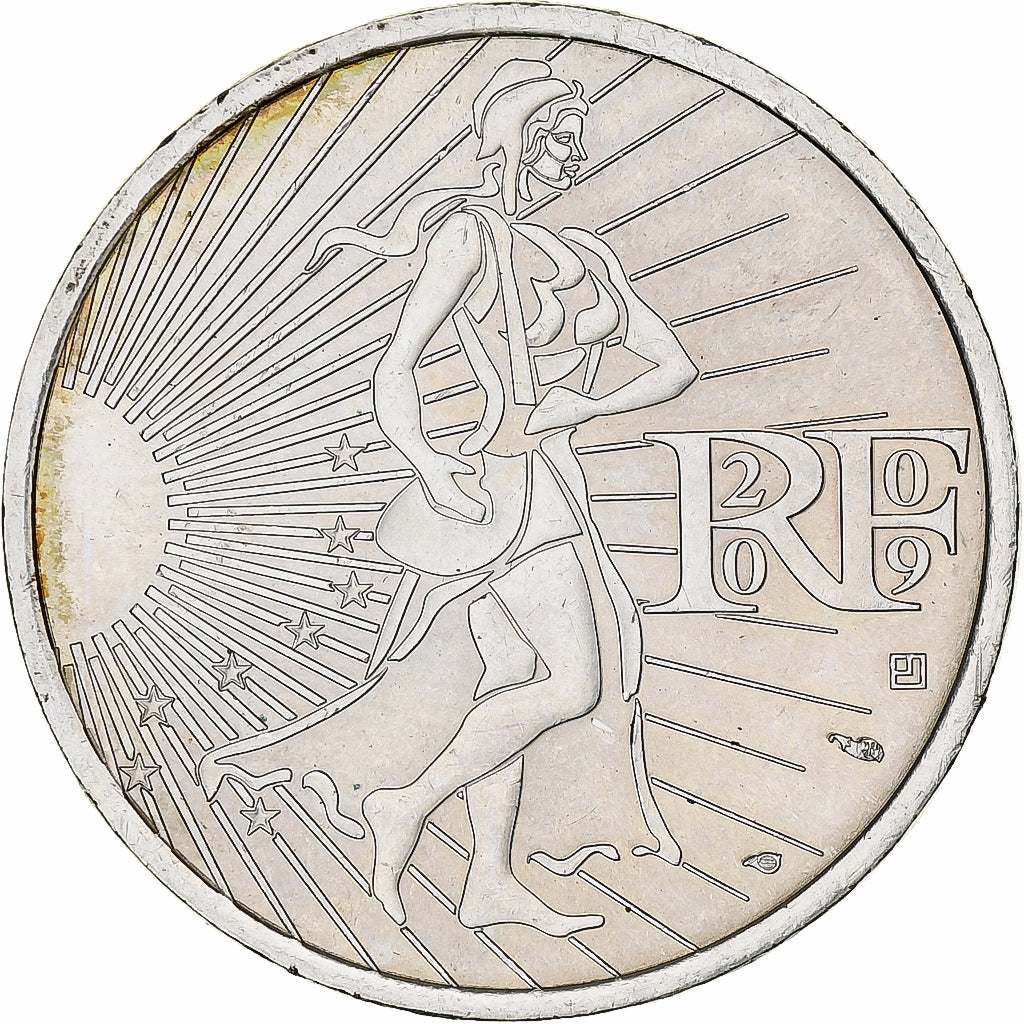 Francia, 10 Euro, Semeuse, 2009, MDP, Argento, SPL