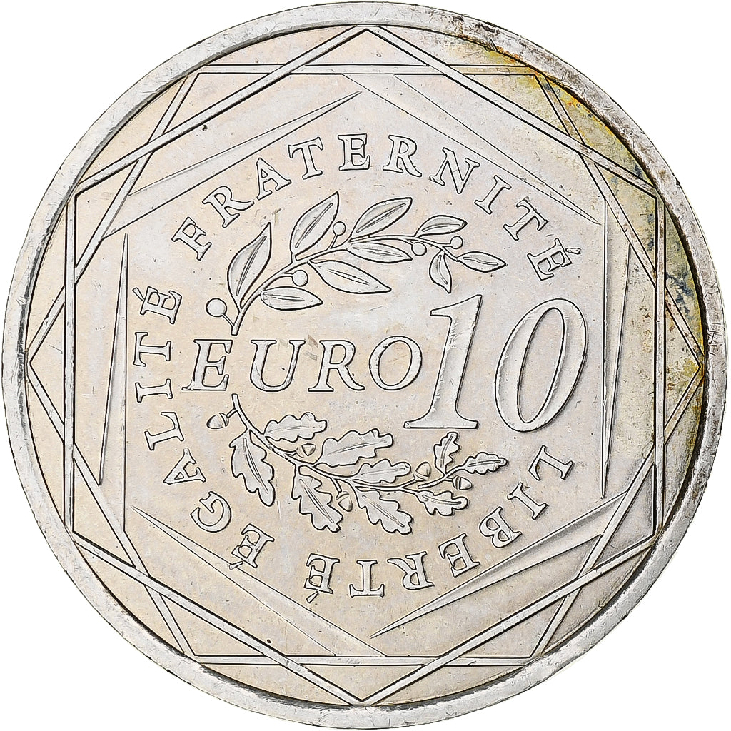 Francia, 10 Euro, Semeuse, 2009, MDP, Argento, SPL