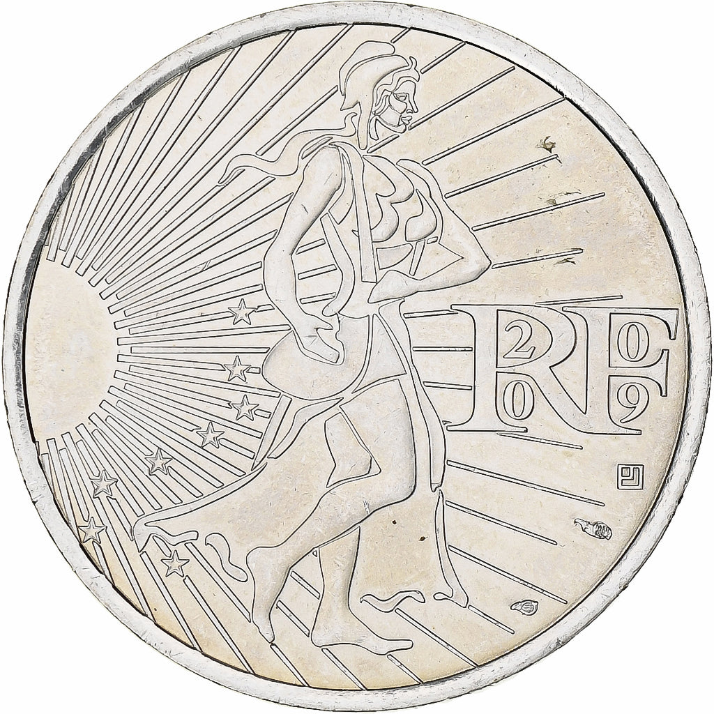 France, 10 Euro, Semeuse, 2009, MDP, Argent, SPL