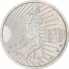 France, 10 Euro, Semeuse, 2009, MDP, Silver, MS(63)