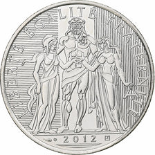 France, 10 Euro, Hercule, 2012, MDP, Silver, MS(63)