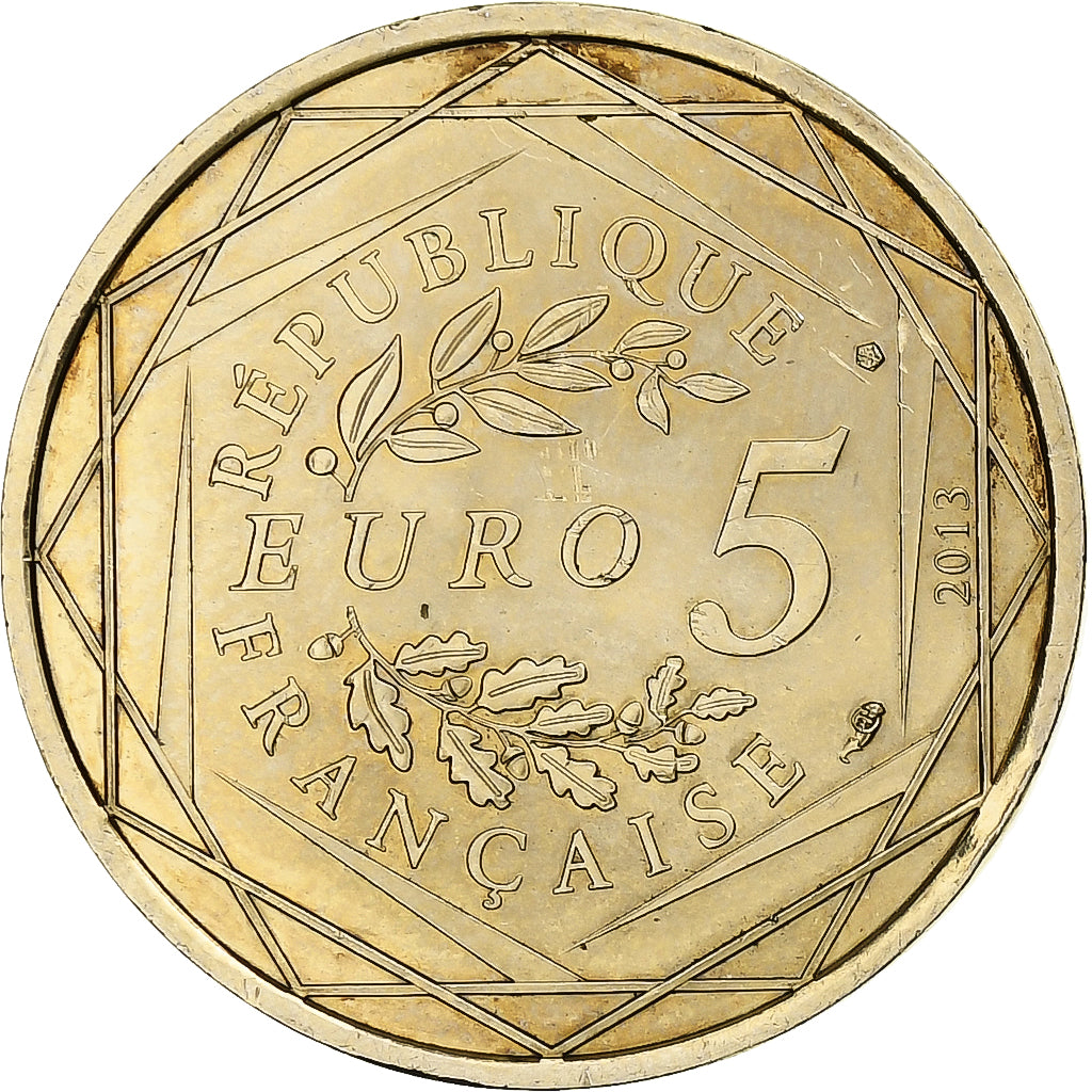 Francia, 5 Euro, Liberté, 2013, MDP, Argento, SPL