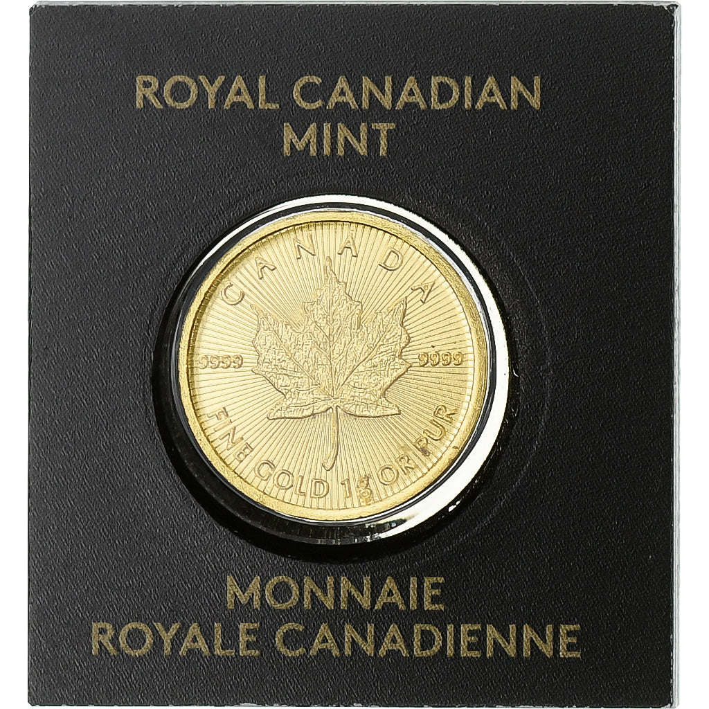 Canada, Elizabeth II, 50 Cents, Maple Leaf, 2017, Ottawa, Oro, FDC