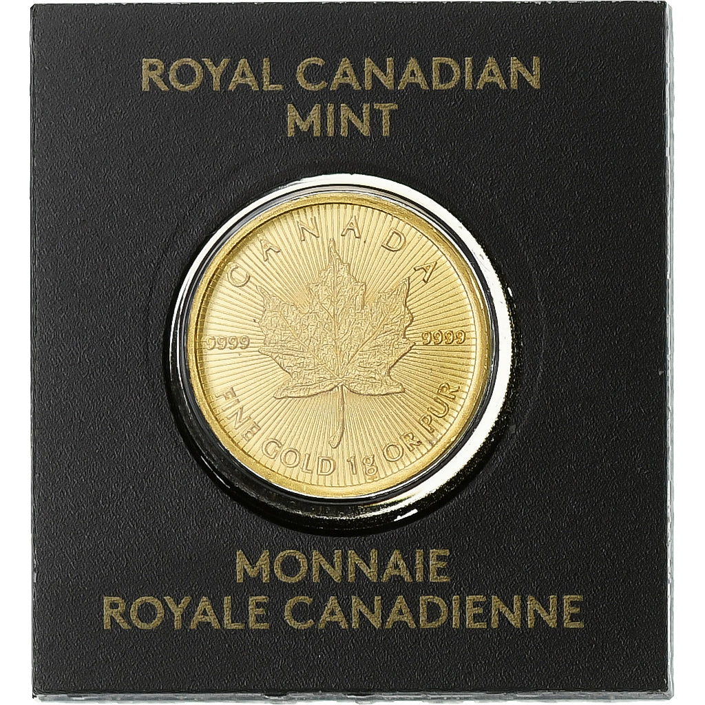 Canada, Elizabeth II, 50 Cents, Maple Leaf, 2018, Ottawa, Gold, MS(65-70)