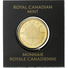Canada, Elizabeth II, 50 Cents, Maple Leaf, 2018, Ottawa, Gold, MS(65-70)