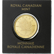 Canada, Elizabeth II, 50 Cents, Maple Leaf, 2018, Ottawa, Gold, MS(65-70)