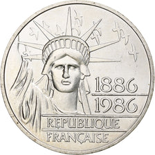 France, 100 Francs, Statue de la Liberté, 1986, MDP, Argent, SPL