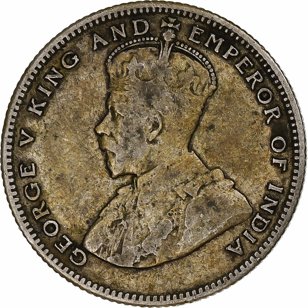 Straits Settlements, George V, 20 Cents, 1926, Zilver, FR+