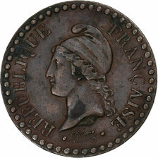 France, 1 Centime, Dupré, 1849, Paris, Bronze, AU(50-53), Gadoury:84