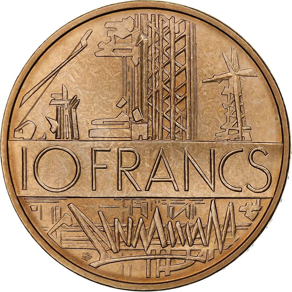 France, 10 Francs, Mathieu, 1980, MDP, FDC, tranche B, Copper-nickel, MS(65-70)