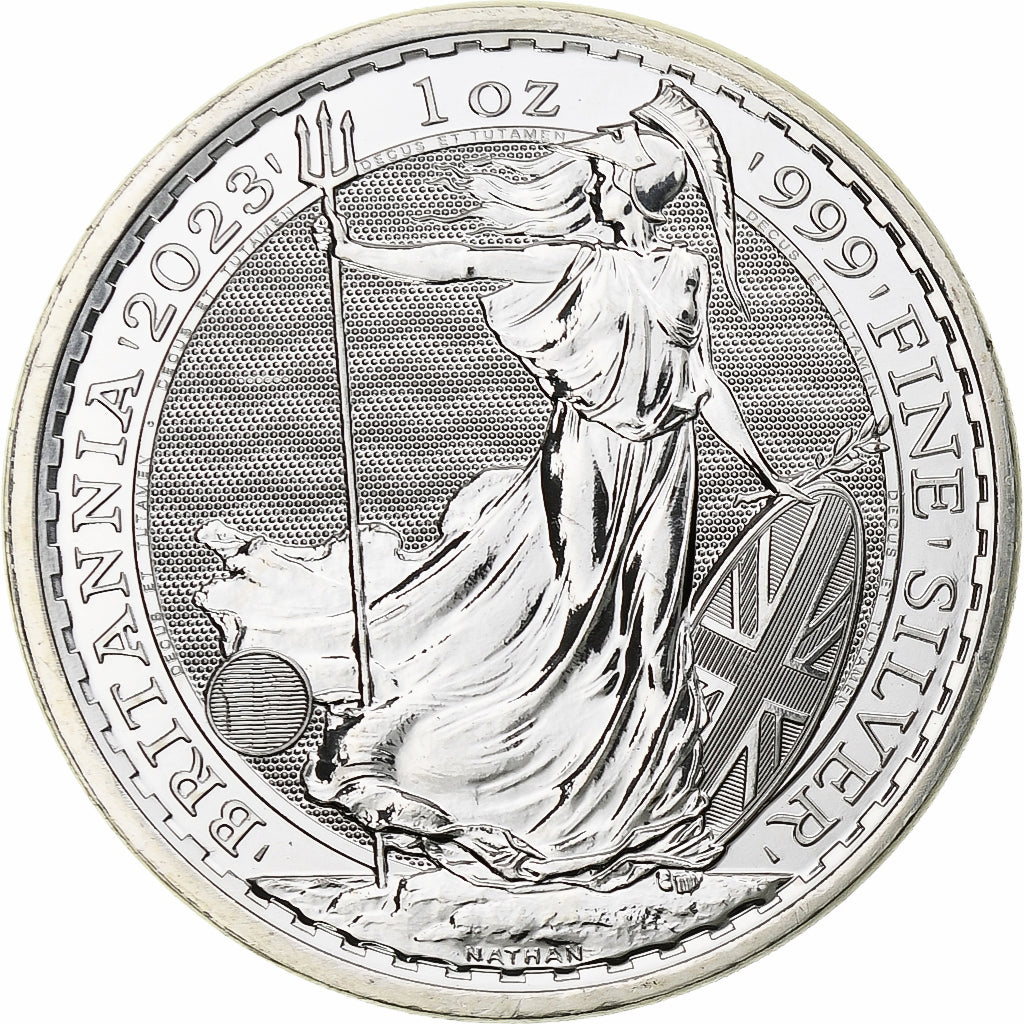 Great Britain, Elizabeth II, 2 Pounds - 1 Oz, Britannia, 2023, London, Silver