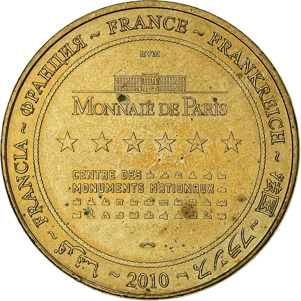 Francia, Tourist token, 50/ Abbaye du Mont-Saint-Michel, 2010, Aluminio y