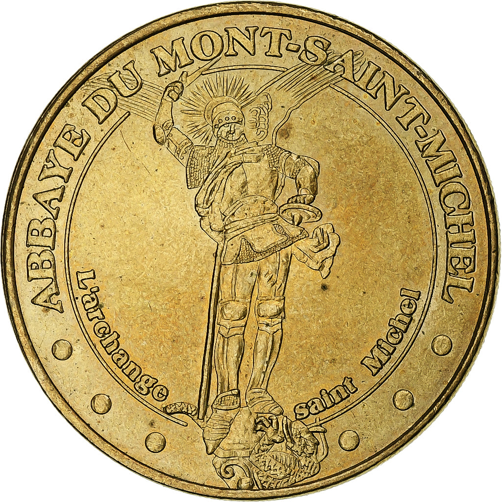 Francja, Tourist token, Le-Mont-Saint-Michel - L'Archange, 2007, Miedzionikiel