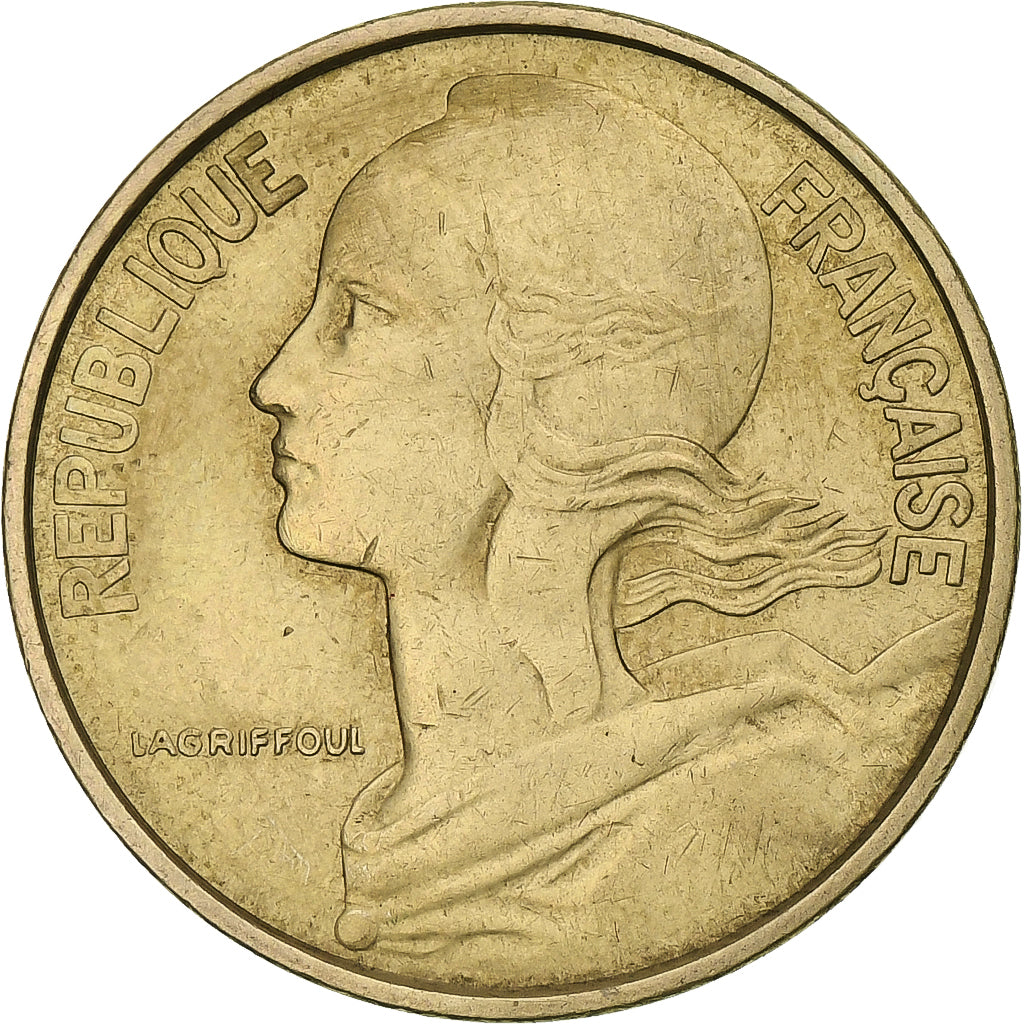 France, 50 Centimes, Marianne, 1963, Paris, Aluminum-Bronze, AU(55-58)