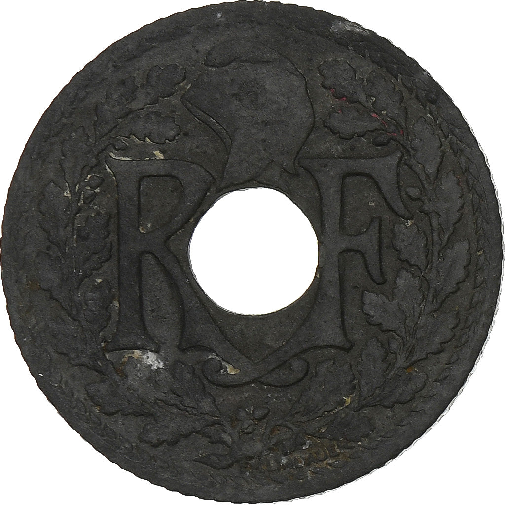 Francia, 10 Centimes, Lindauer, 1941, Paris, Cinc, MBC+, Gadoury:288