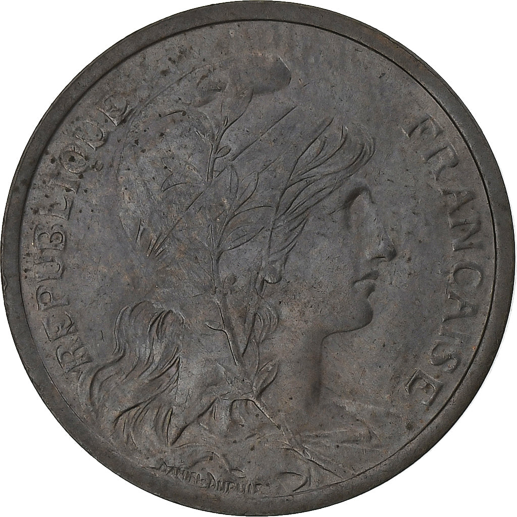 Francia, 2 Centimes, Daniel-Dupuis, 1907, Paris, Bronce, EBC+, Gadoury:107