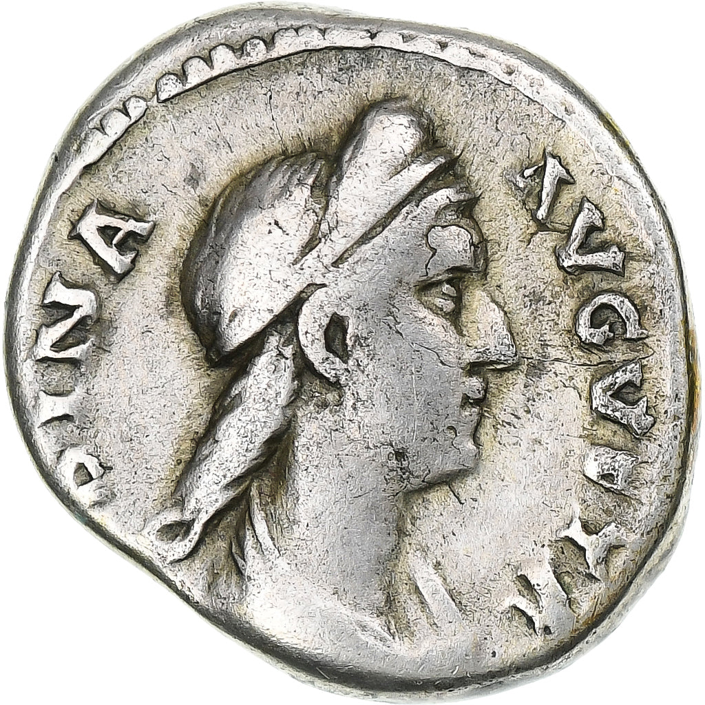 Sabina, Denarius, 136-138, Rome, Argento, MB+