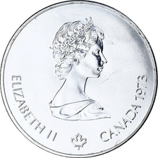 Canada, 5 Dollars, Montréal XXI Olympiade, 1973, Ottawa, Silver, MS(64)