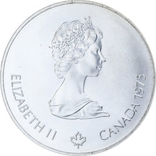 Canada, 5 Dollars, Montréal XXI Olympiade, 1973, Ottawa, Silver, MS(65-70)