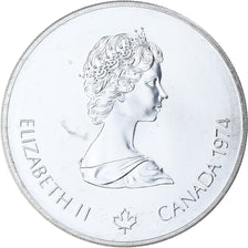 Canada, 5 Dollars, Montréal XXI Olympiade, 1974, Ottawa, Srebro, MS(65-70)