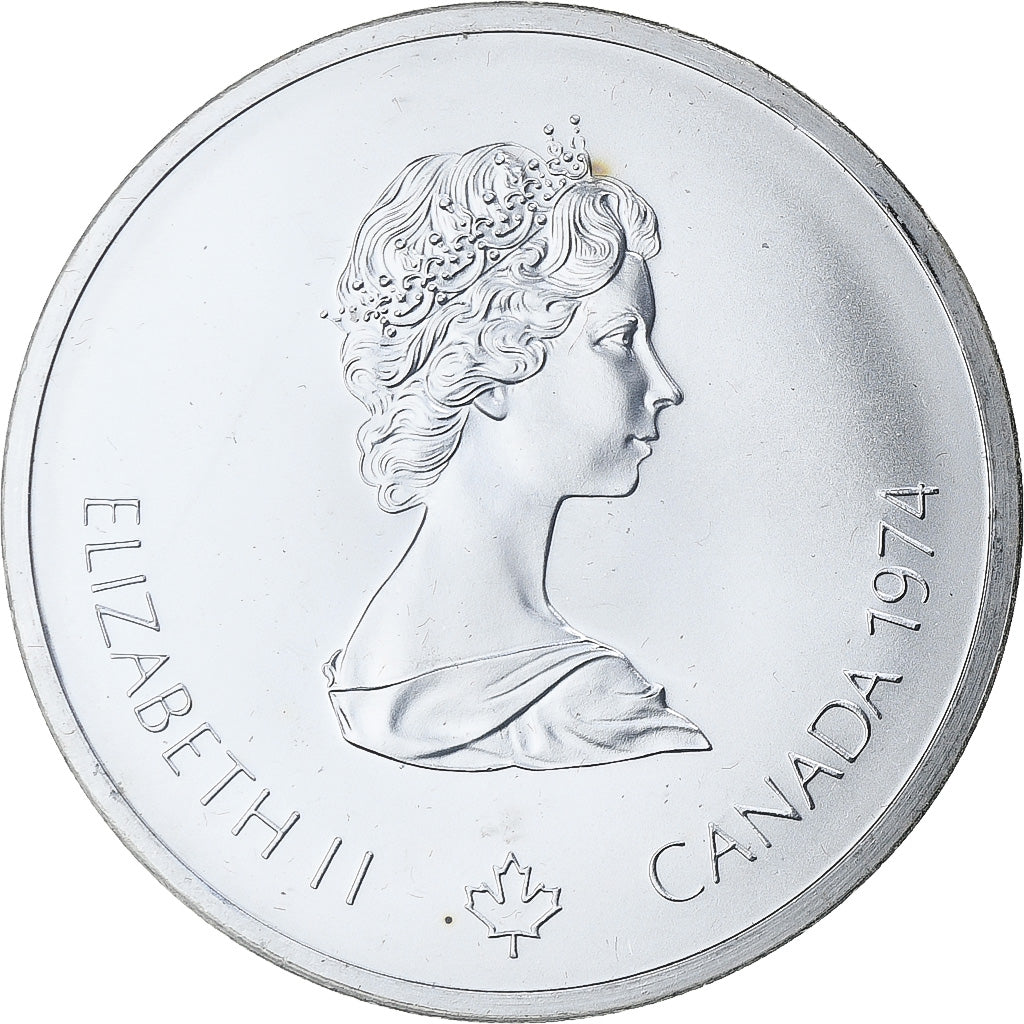 Canada, 10 Dollars, Montréal XXI Olympiade, 1974, Ottawa, Silver, MS(65-70)