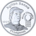 Francja, 25 Euro, F1 Legends, Ayrton Senna, 1997, Srebro, Proof, MS(65-70)