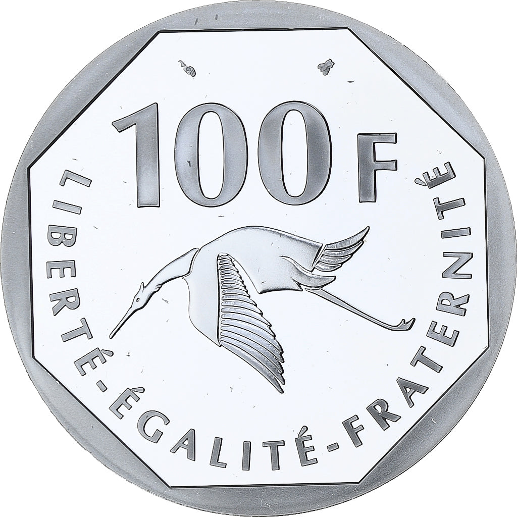 France, 100 Francs, Guynemer, 1997, MDP, Proof, Silver, MS(65-70)