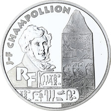 France, 10 Francs, Champollion, 1998, MDP, Proof, Silver, MS(65-70)