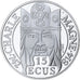 France, 100 Francs-15 Ecus, Charlemagne, 1990, MDP, Proof, Silver, MS(65-70)