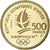 Francia, 500 Francs, 1992 Olympics, Albertville, Pierre de Coubertin, 1991, MDP