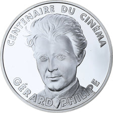 Francia, 100 Francs, Gérard Philipe, Centenaire du Cinéma, 1995, MDP, Argento