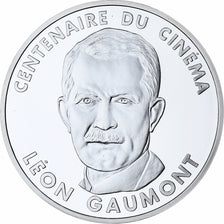France, 100 Francs, Léon Gaumont, Centenaire du Cinéma, 1995, MDP, Argent, FDC