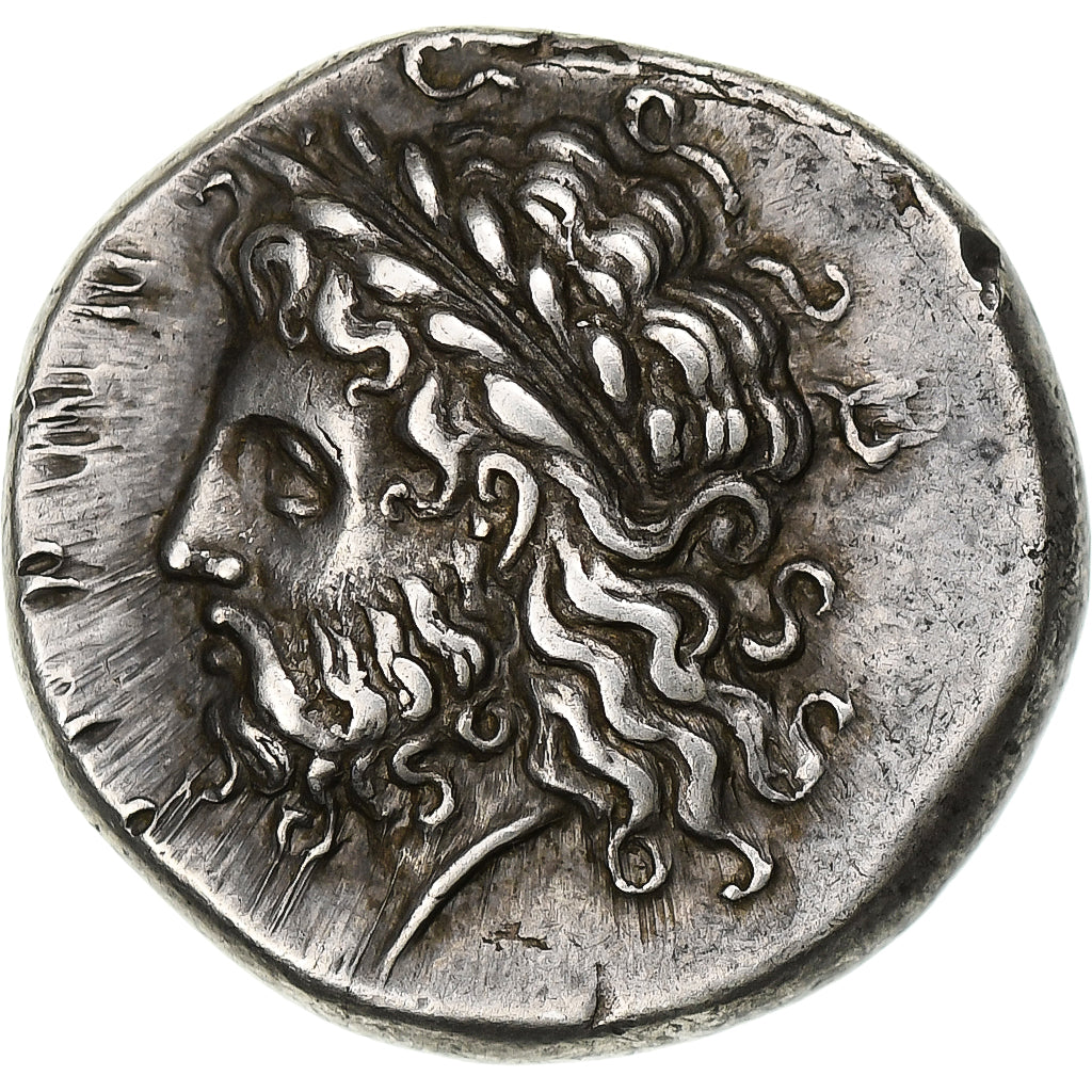 Bruttium, Nomos, ca. 340-330 BC, Lokroi Epizephyrioi, Argent, TTB+, SNG-ANS:525