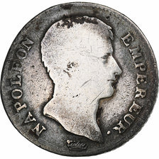 France, Napoleon I, 1 Franc, 1806, Paris, Silver, VG(8-10), Gadoury:444