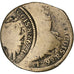 France, Louis XVI, 2 Sols, 1792 / AN 4, Orléans, Double frappe, Bronze, TB