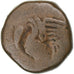 French India, Doudou, (1836), Pondicherry, Coq, Bronze, SGE+