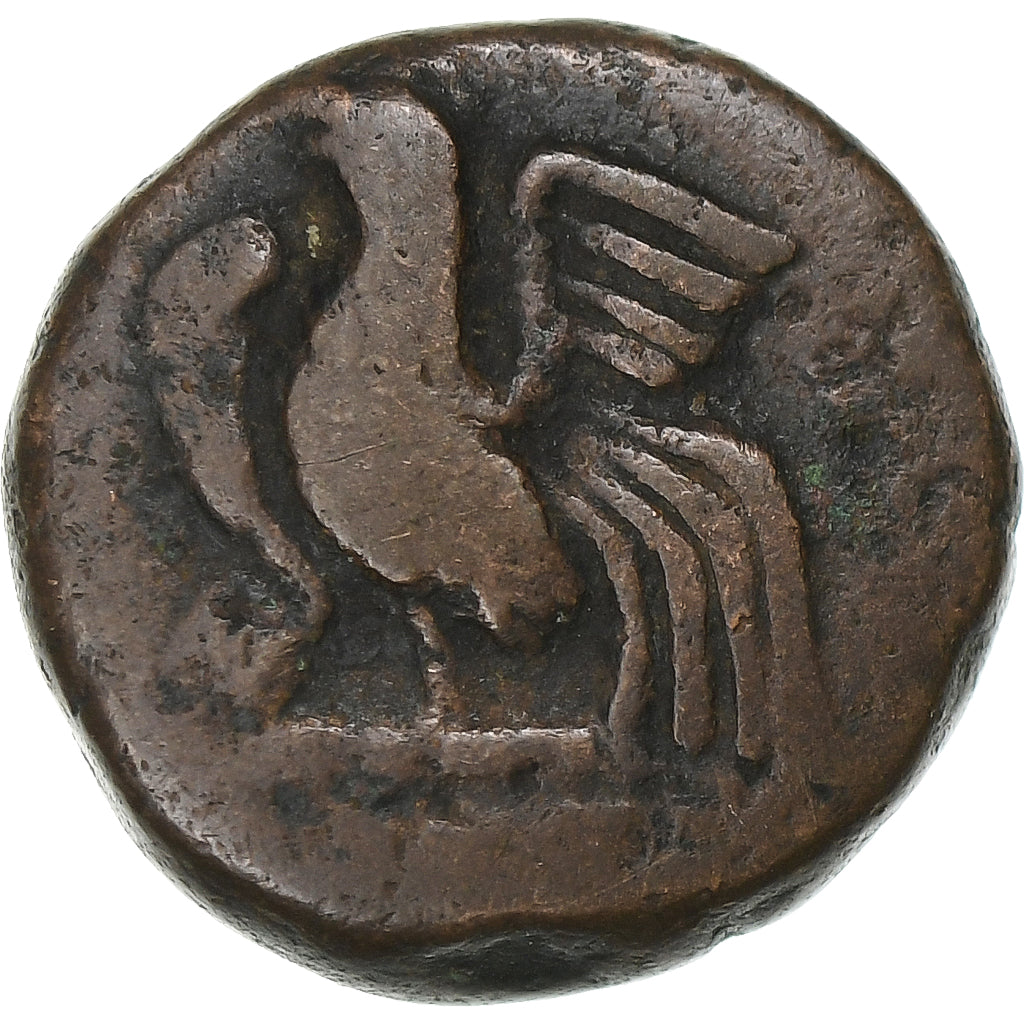 French India, Doudou, (1836), Pondicherry, Coq, Bronze, VF(30-35)