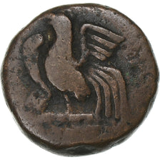 French India, Doudou, (1836), Pondicherry, Coq, Bronze, VF(30-35)