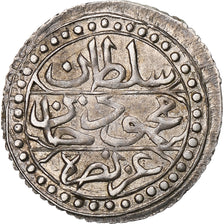 Algeria, Mahmud II, 1/8 Budju, 1822/AH1237, Silver, AU(50-53)