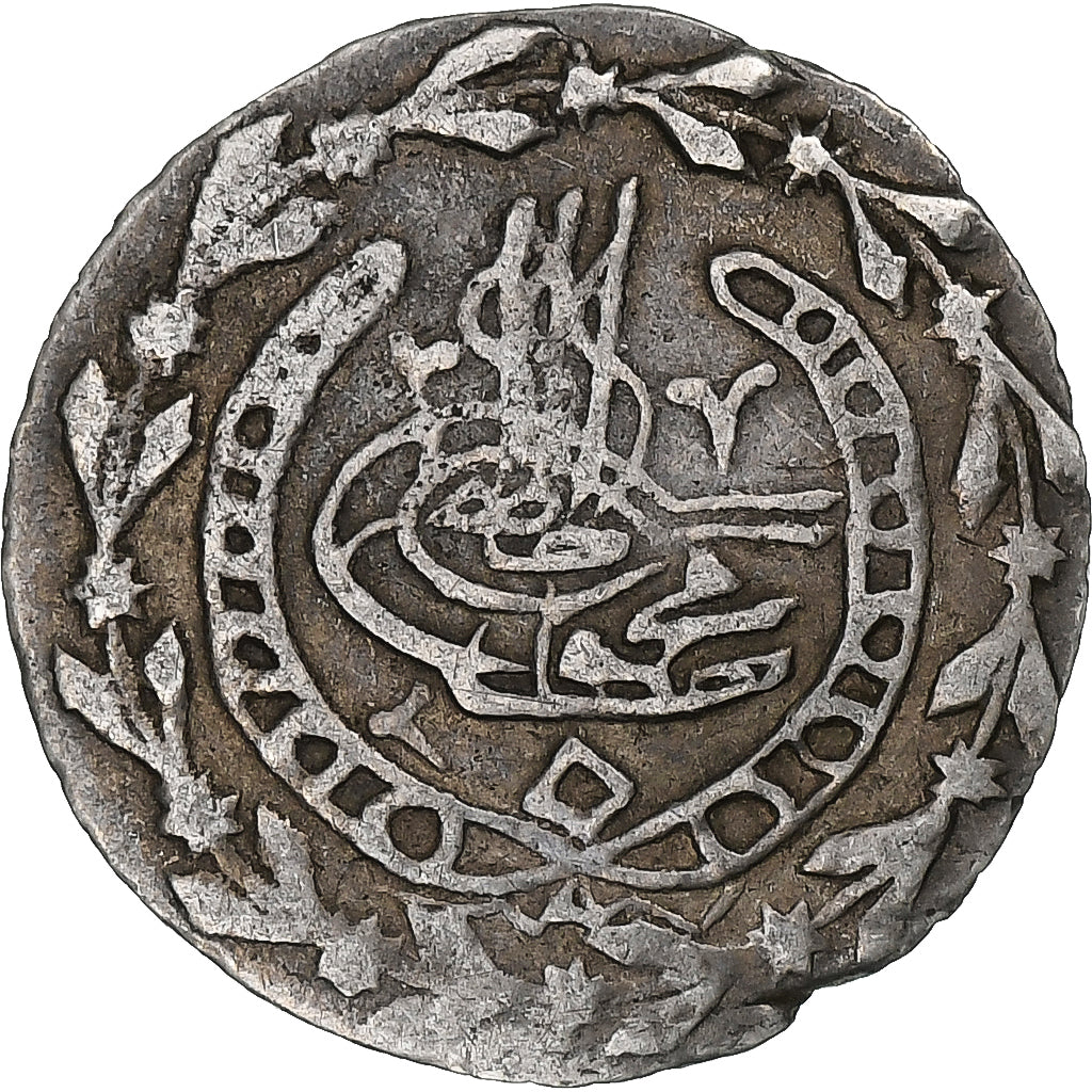 Algérie, Mahmud II, 1/6 Budju, 1830/AH1245, Argent, TTB+